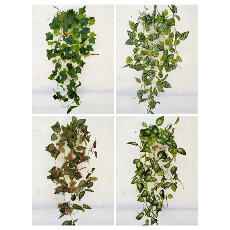daun juntai gantung / daun juntai artificial / daun juntai tempel / daun juntai plastik