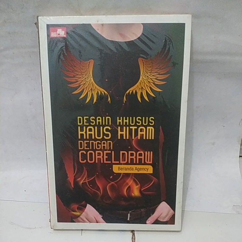 Original desain khusus kaus hitam dengan coreldraw