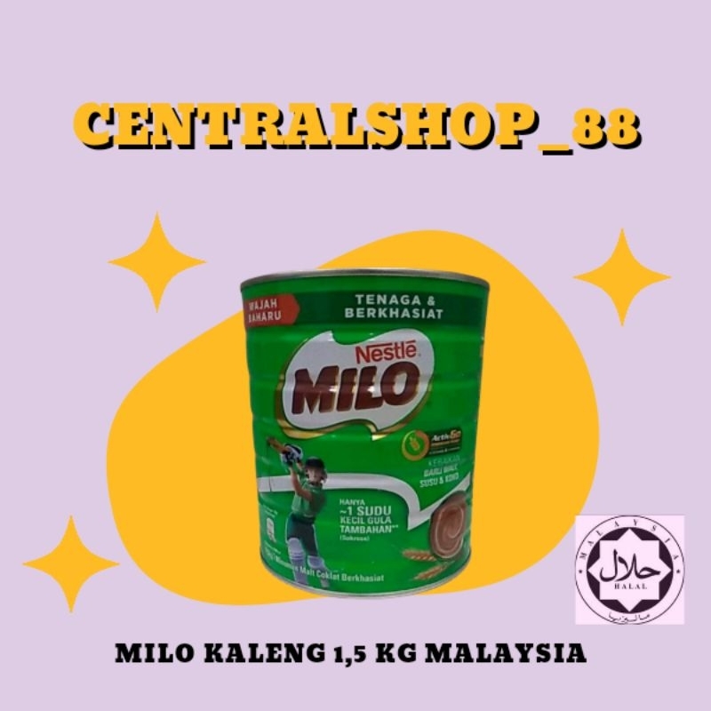 

Milo kaleng 1,5 kg malaysia