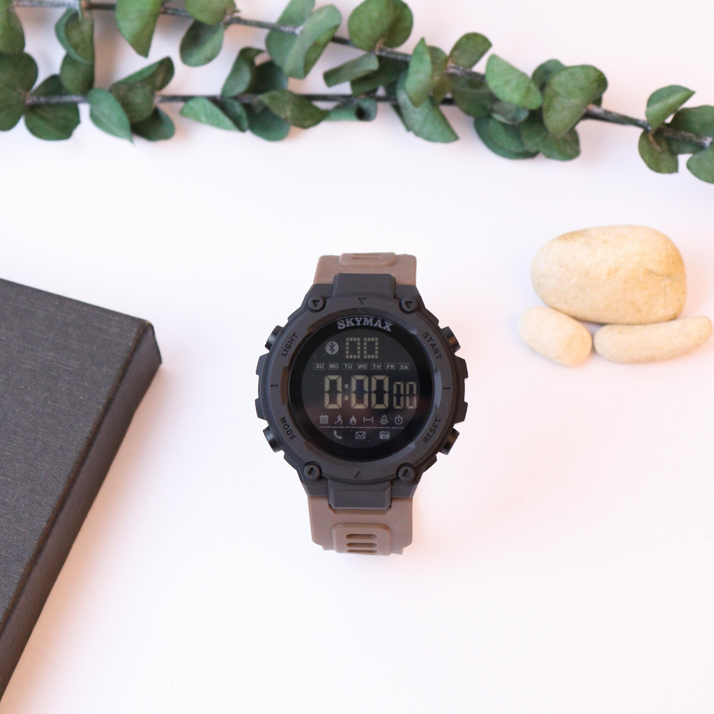 (Studio One) Jam Tangan SKYMAX Original Sport Digital Strap Rubber Water Resist SKY 2026