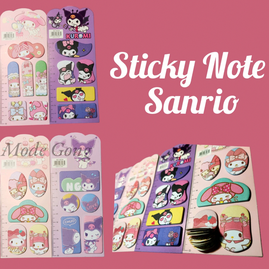 

STICKY NOTES KARAKTER KARTUN LUCU SANRIO