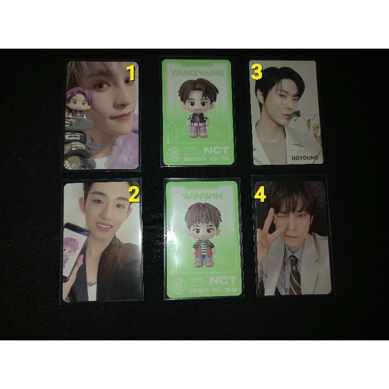 Photocard NCT 127 WAYV DOYOUNG WINWIN YANGYANG CCOMAZ NATREP