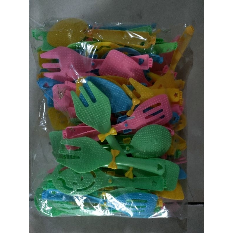 Nataya123 - Sepatula Set 13 Cm Isi 100 Pcs Ff Peralatan Dapur Shopee