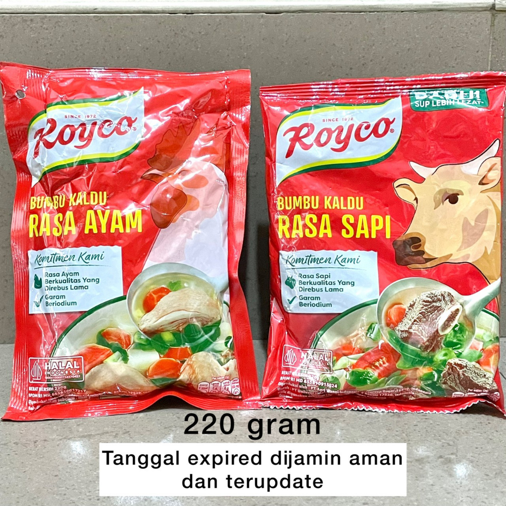 

[BACA DESKRIPSI] Royco Bumbu Kaldu Ayam / Sapi 220 gr