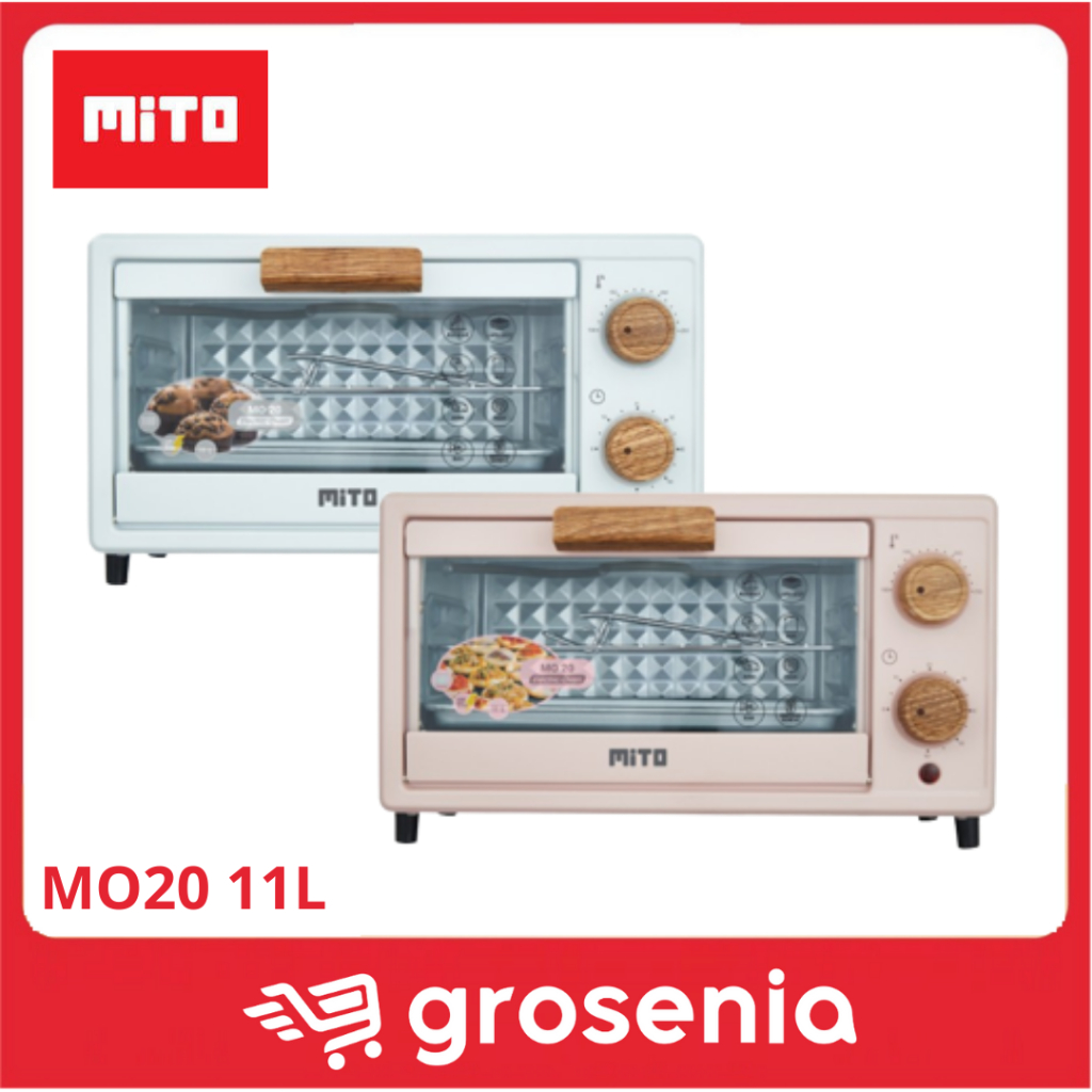 MITOCHIBA Oven Listrik Mini 11L Pemanggang Kue Mo20