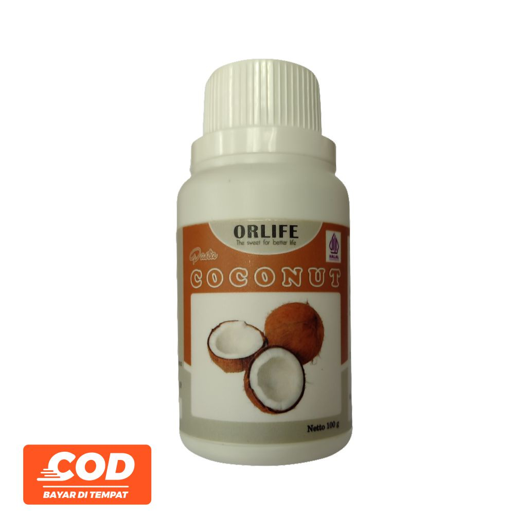 Orlife KELAPA 100 GRAM Aneka Perasa Makana Minuman Rasa Kelapa [PERISA ORLIFE ORI%]