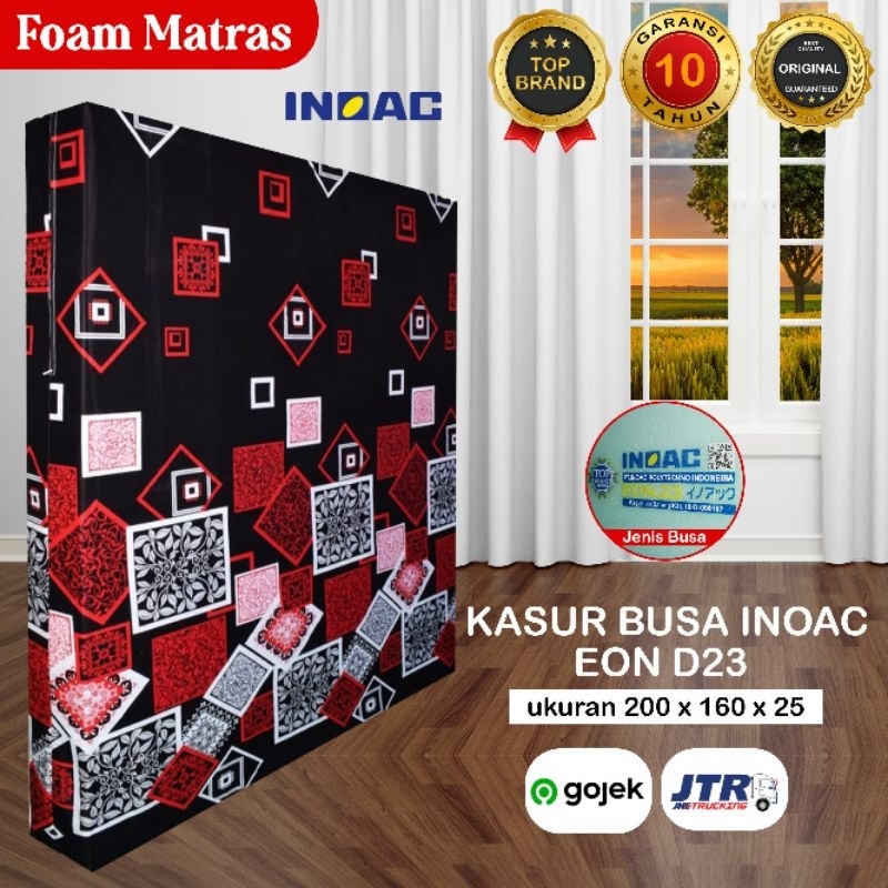 Kasur Busa Inoac Ukuran 200x160x25 cm Garansi 10 Tahun Inoac Eon D23 Original Tebal 25 cm