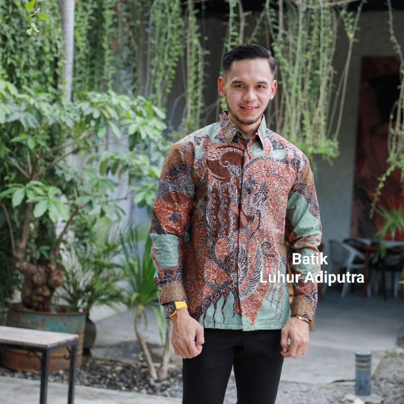 Lesmana Kemeja Batik Pria Katun Prima Premium Solo Anak Muda Modern Luhur Adiputra