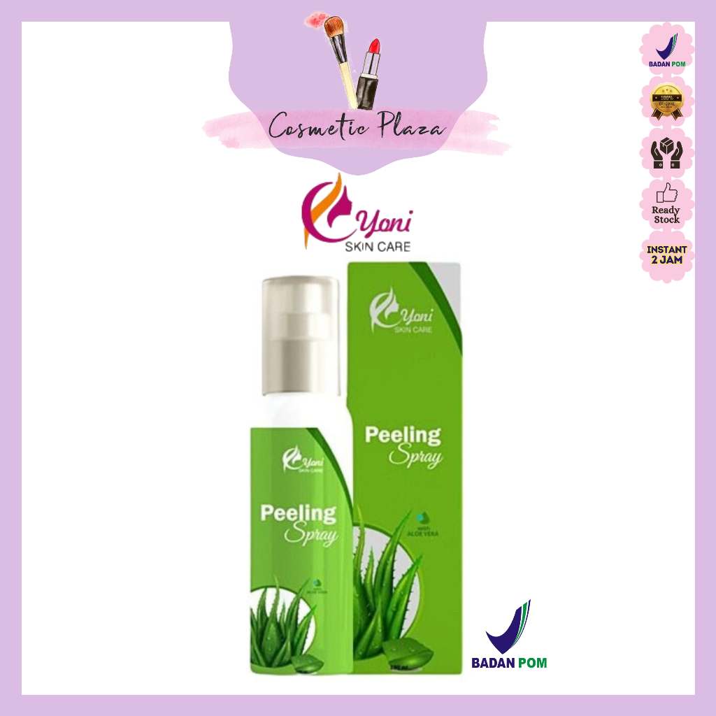 YONISKINCARE Peeling Spray Penghilang Perontok Daki Badan Dan Wajah Yoni Skincare BPOM