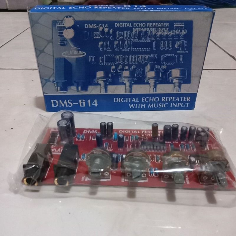 KIT DIGITAL ECHO REPEATER PLUS MUSIC INPUT DMS-614 DMS614 DMS 614 DIGITAL ECHO PLUS TONE CONTROL