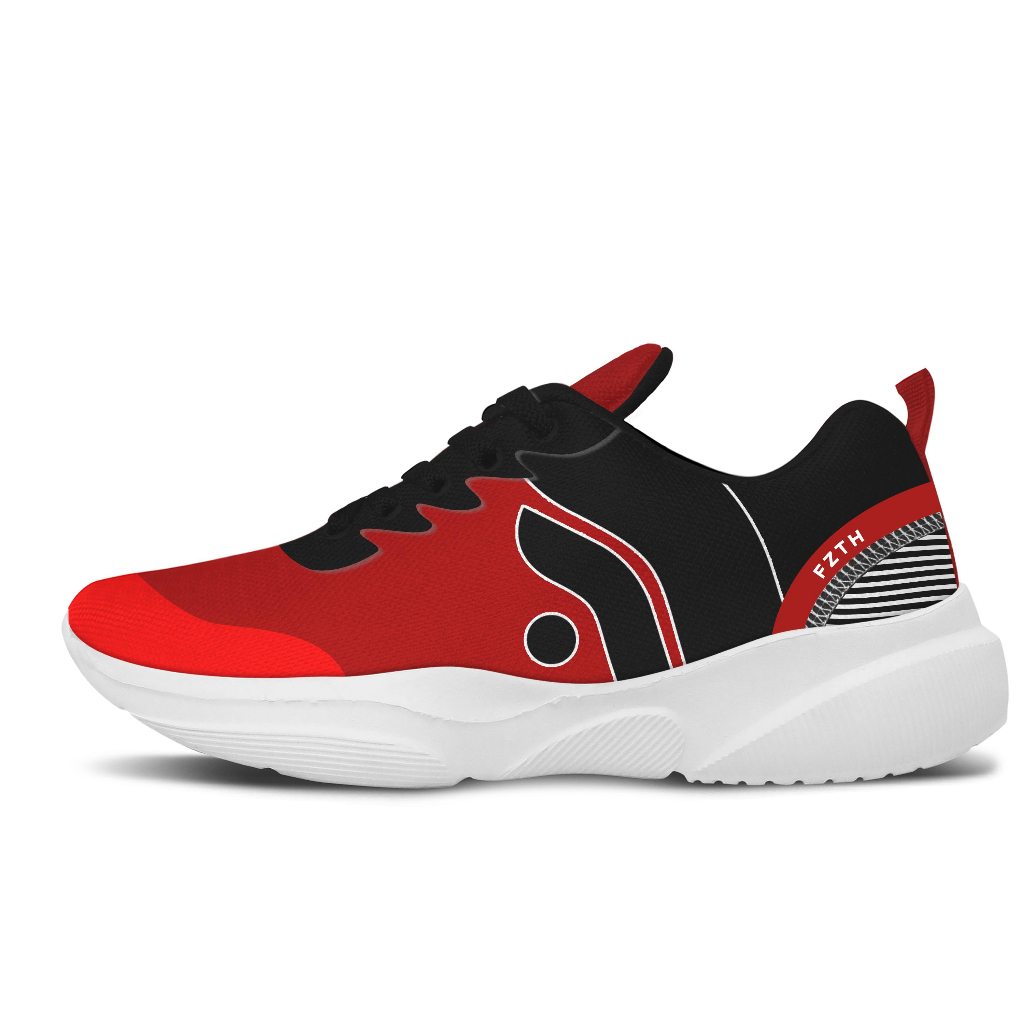 sepatu pria sneakers FZTH KAITO MERAH HITAM