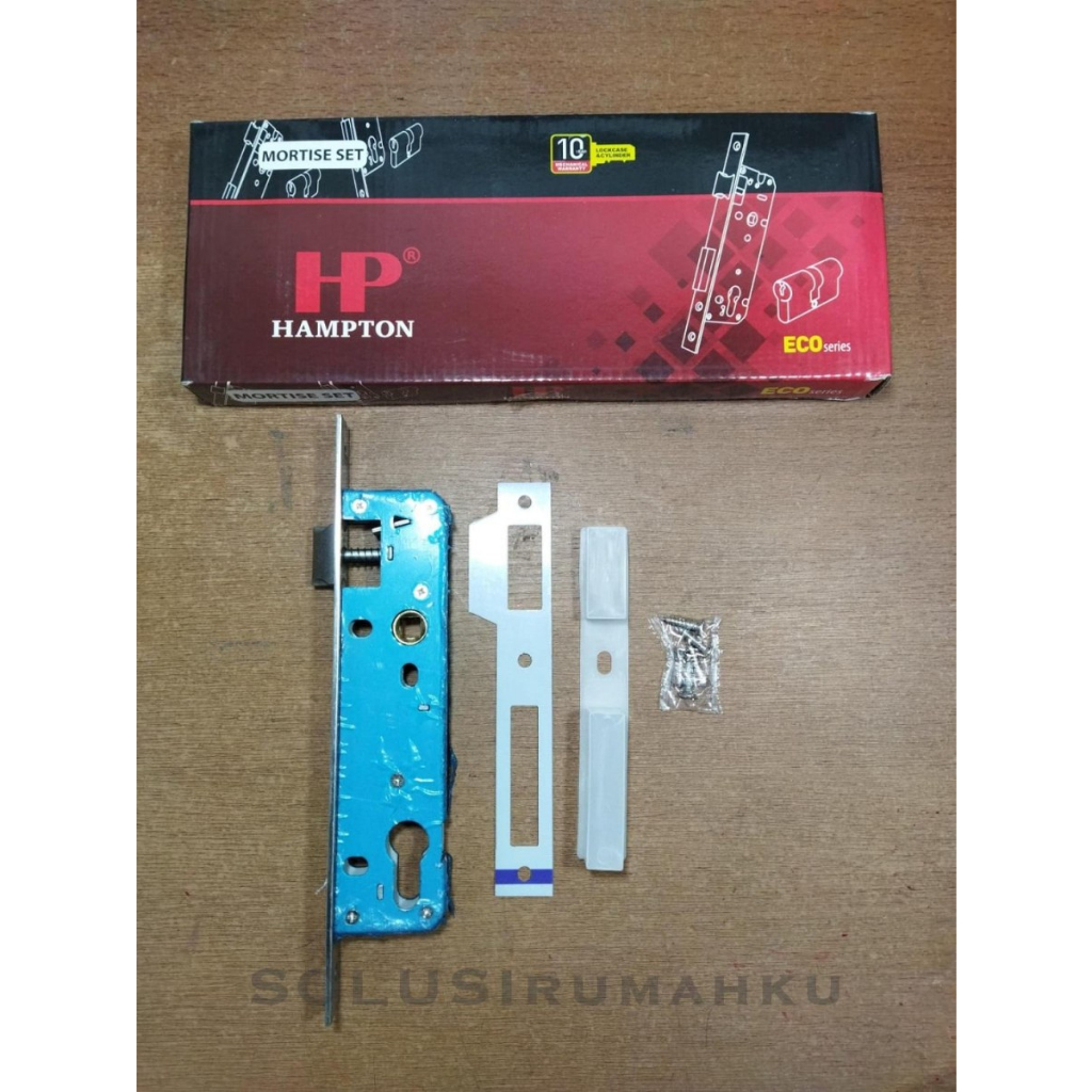 TANPA SILINDER HPT Body Kunci Pintu Aluminium HP385 Mortise Lockcase