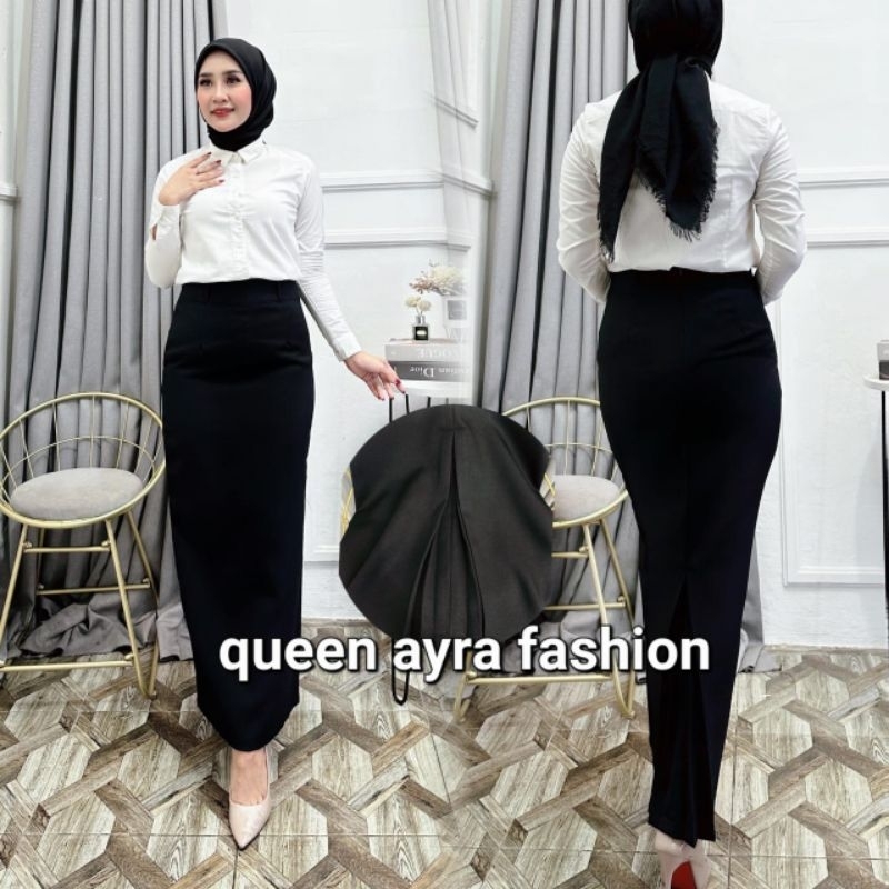 ROK SPAN REMPEL ROK SPAN BELAHAN TIDAK TEMBUS ROK SPAN ROK SPAN PLISKET ROK SPAN REMPEL BELAKANG ROK