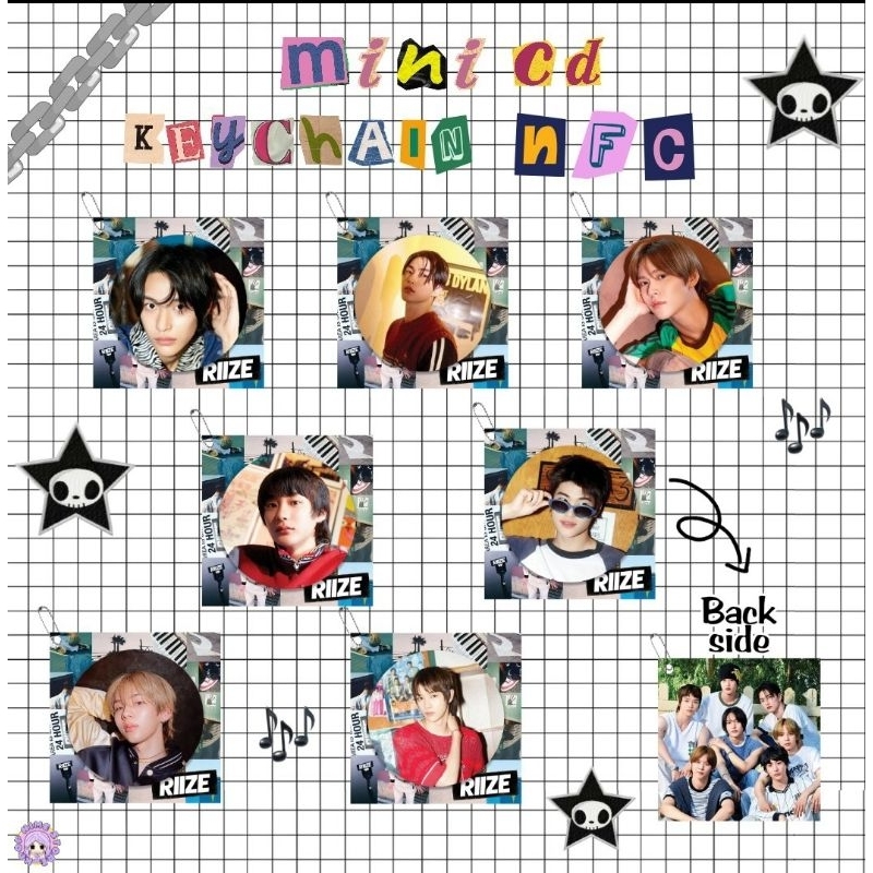 KEYCHAIN CD NFC KPOP