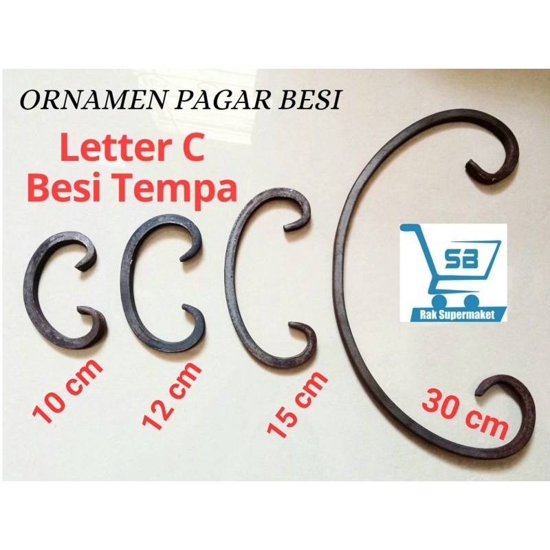 ORNAMENT/AKSESORIS PAGAR BESI TEMPA DARI VIRKAN/HIASAN PAGAR BESI