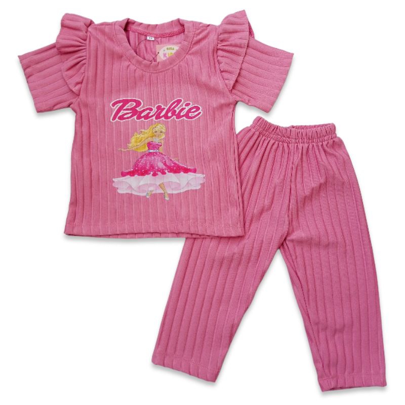 ONE SET BAJU ANAK PEREMPUAN KNIT HORNET / SETELAN ANAK