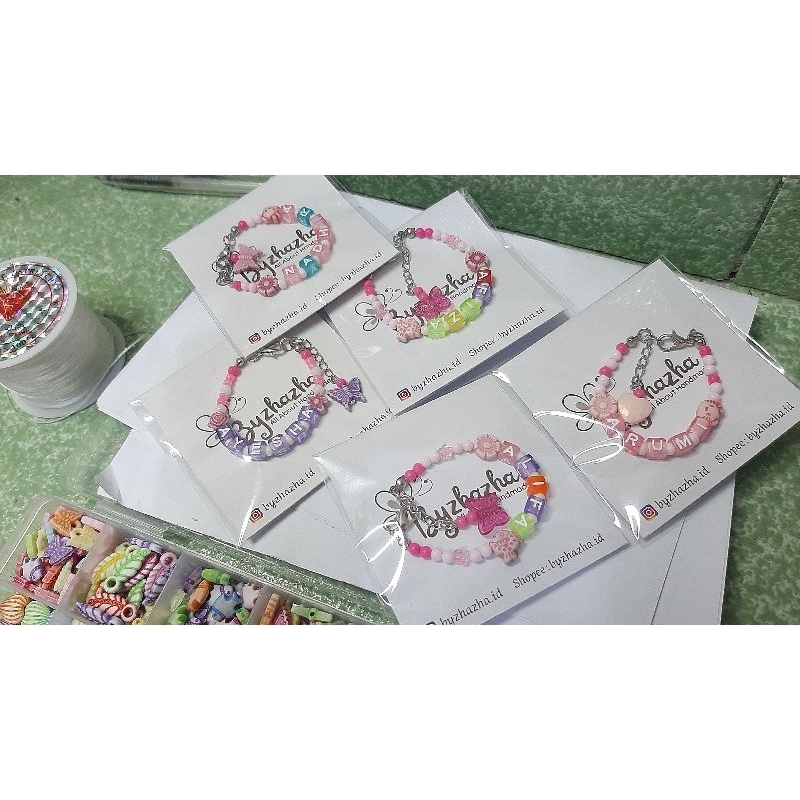 GELANG MANIK/GELANG CUSTOM/GELANG NAMA