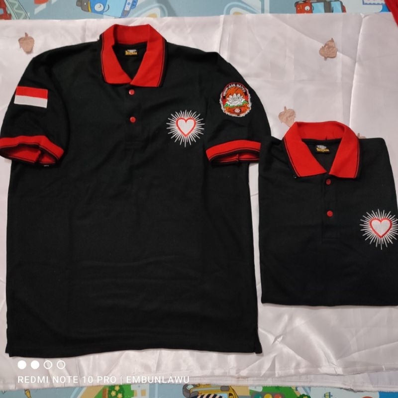 Kaos Kerah Psht Kaos kerah bordir Simple SH Terate