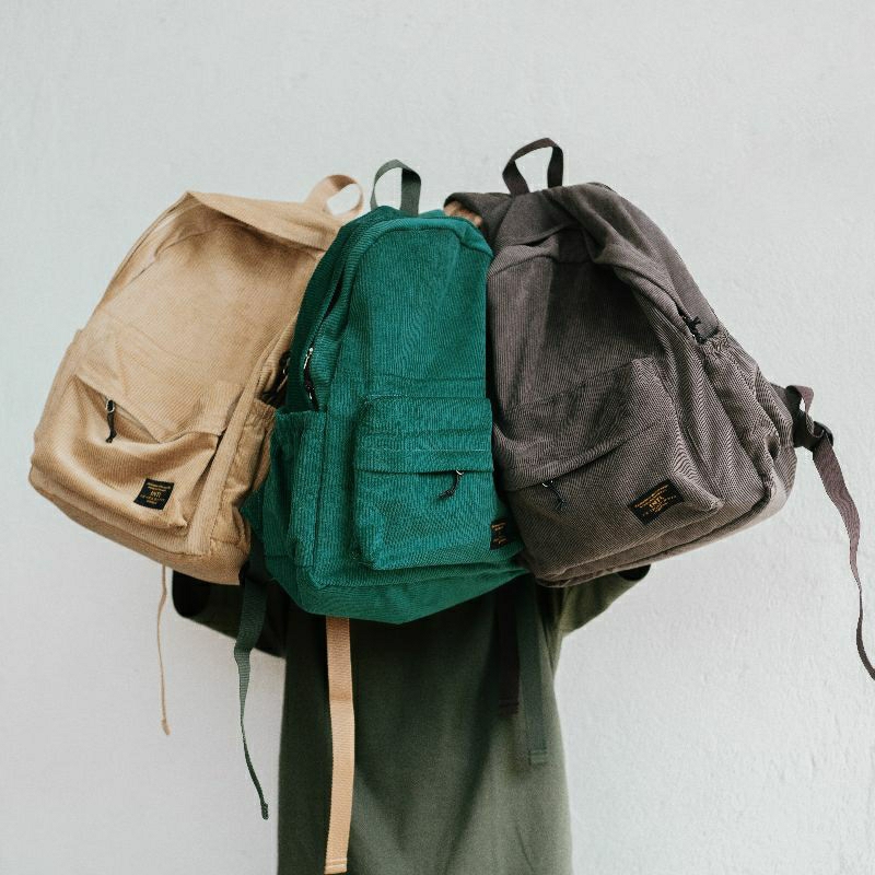 Tas Backpack Corduroy
