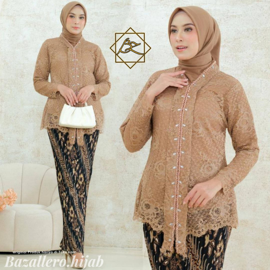 BAZALLERO - KEBAYA MODERN RALINE - KEBAYA PESTA - KEBAYA BROKAT PAYET PESTA - KEBAYA PAYET MODERN PE