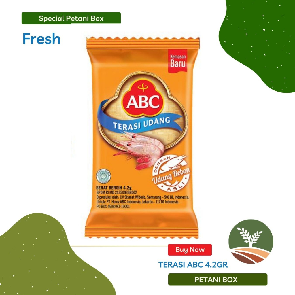 

Terasi Udang ABC 4.2 gr Kota Bandung Petani Box