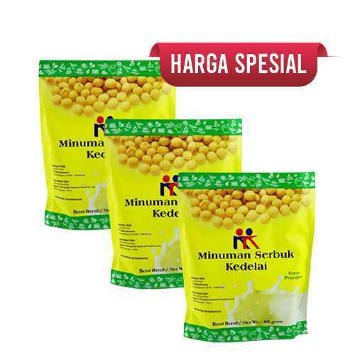 

KK Minuman Serbuk Susu Kacang Kedelai (Soya Bean - 3 x Net 400 gr)