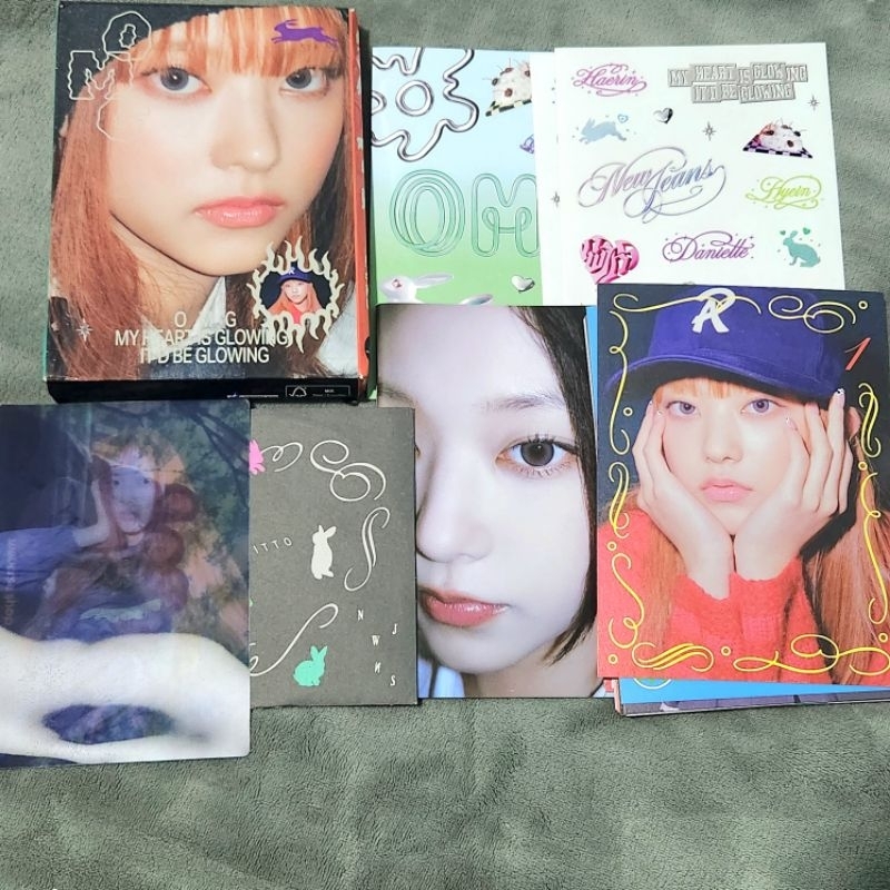 [SHARING] NewJeans Album OMG Haerin ver / CD / Sticker / Postcard / Photobook /Lyric / Hyein Lenticu