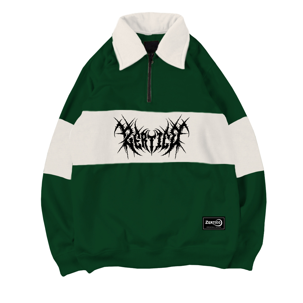 ZERTICO Sweater Rugby Vintage Pria Wanita Premium Quality Original Distro