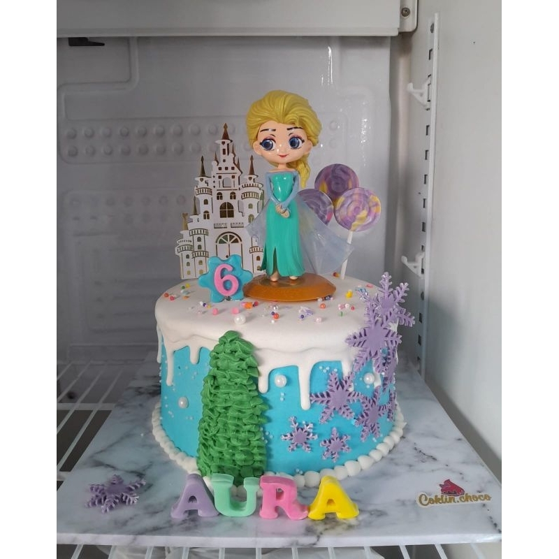 

Cake Birthday Topper FROZEN ELSA / KUE ULANG TAHUN / KUE ULTAH ELSA FROZEN / KUE TART KOREA / Cake FROZEN ELSA ANNA / KUE ULANG TAHUN FROZEN