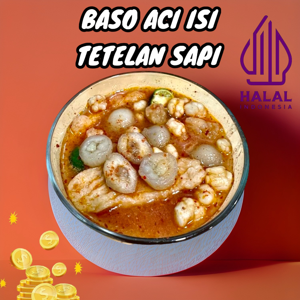 

1 BUNGKUS BASO ACI TETELAN SAPI PEDAS BOCI FOOD KALDU PEDAS