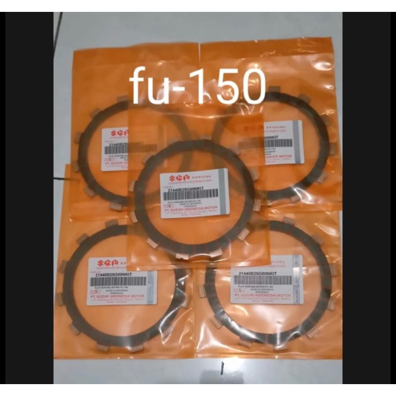 KAMPAS PLAT KOPLING SET 5PCS ORI THAILAND SUZUKI SATRIA FU 150 CARBU THUNDER 125 PNP