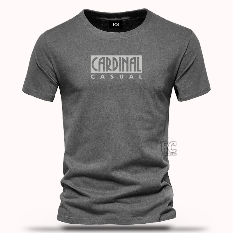 Kaos Original Kaos Branded Kaos Lengan Pendek Cowok-Cewek / Kaos Cardinal Casual Sablon Putih Kaos K