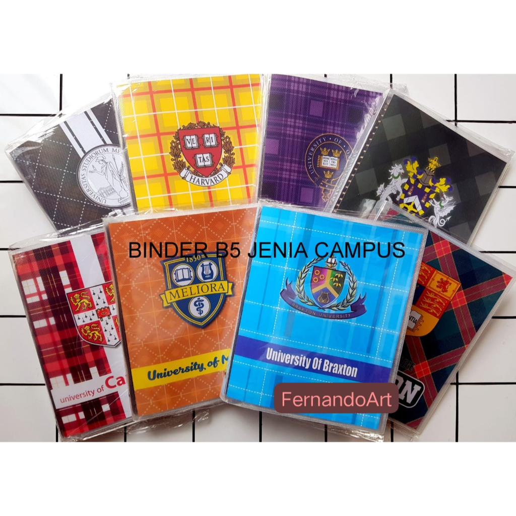 

BUKU BINDER FILE JENIA B5 26 HOLE / LUBANG CAMPUS