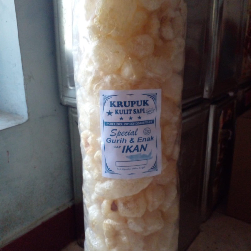 

Kerupuk Kulit viral 1bal jumbo 1kg Original