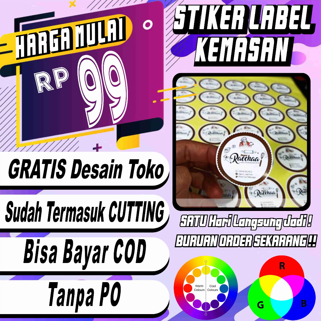 

CETAK STIKER CROMO LABEL OLSHOP MAKANAN MINUMAN MURAH SUDAH CUTTING SEHARI JADI