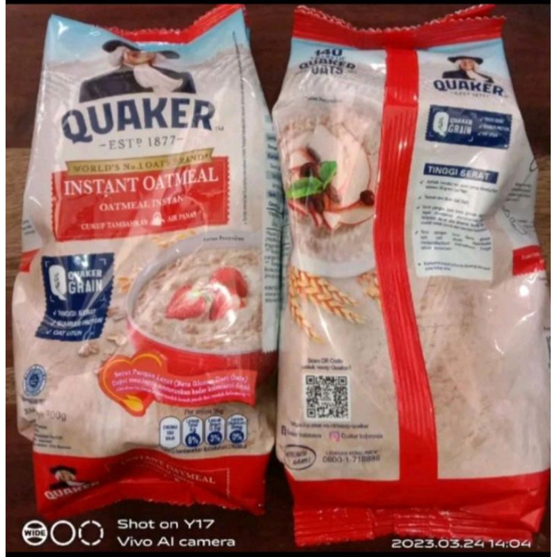 

Quaker Oatmeal Instant 200gr