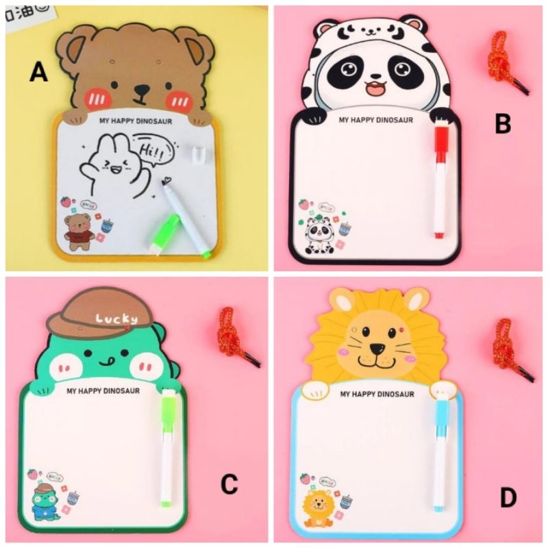 papan tulis mini karakter