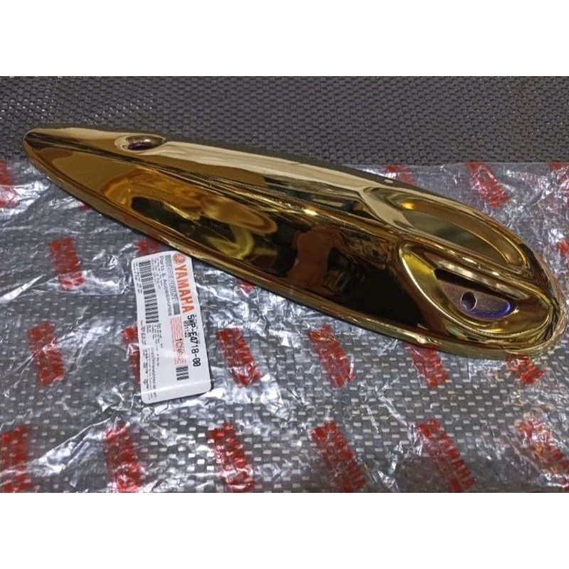 Tameng knalpot mio sporty gold Vietnam original pelindung knalpot mio sporty