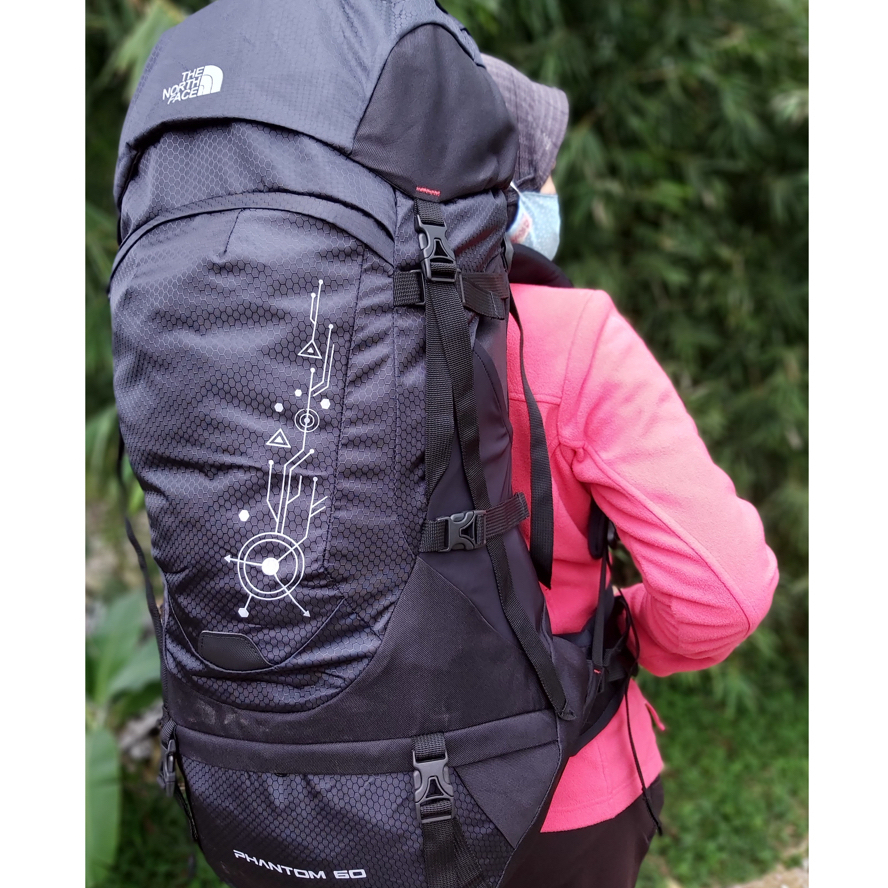 Tas Carier The North Face Phantom 60L TNF Tas Gunung Outdoor Camping hiking Ransel Gunung Summit Out