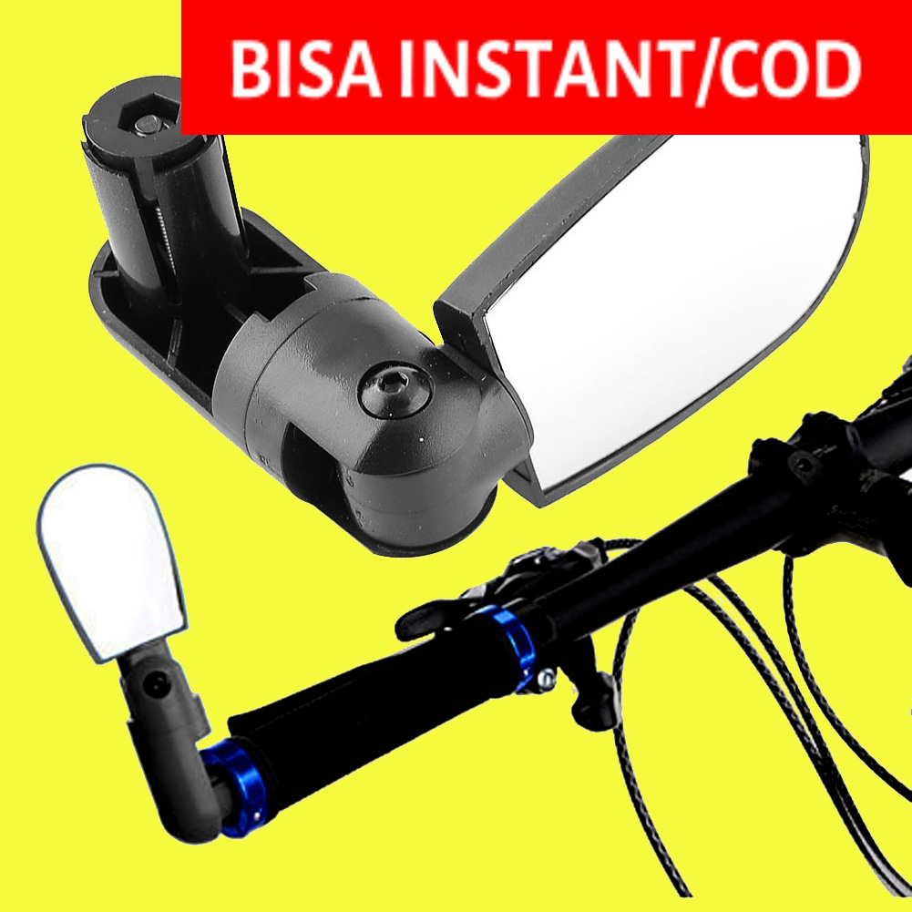 (BISA INSTANT/COD) Kaca Spion 360 Rotate Handlebar Sepeda Listrik Lipat Pixie BMX MTB Gunung Roadbik