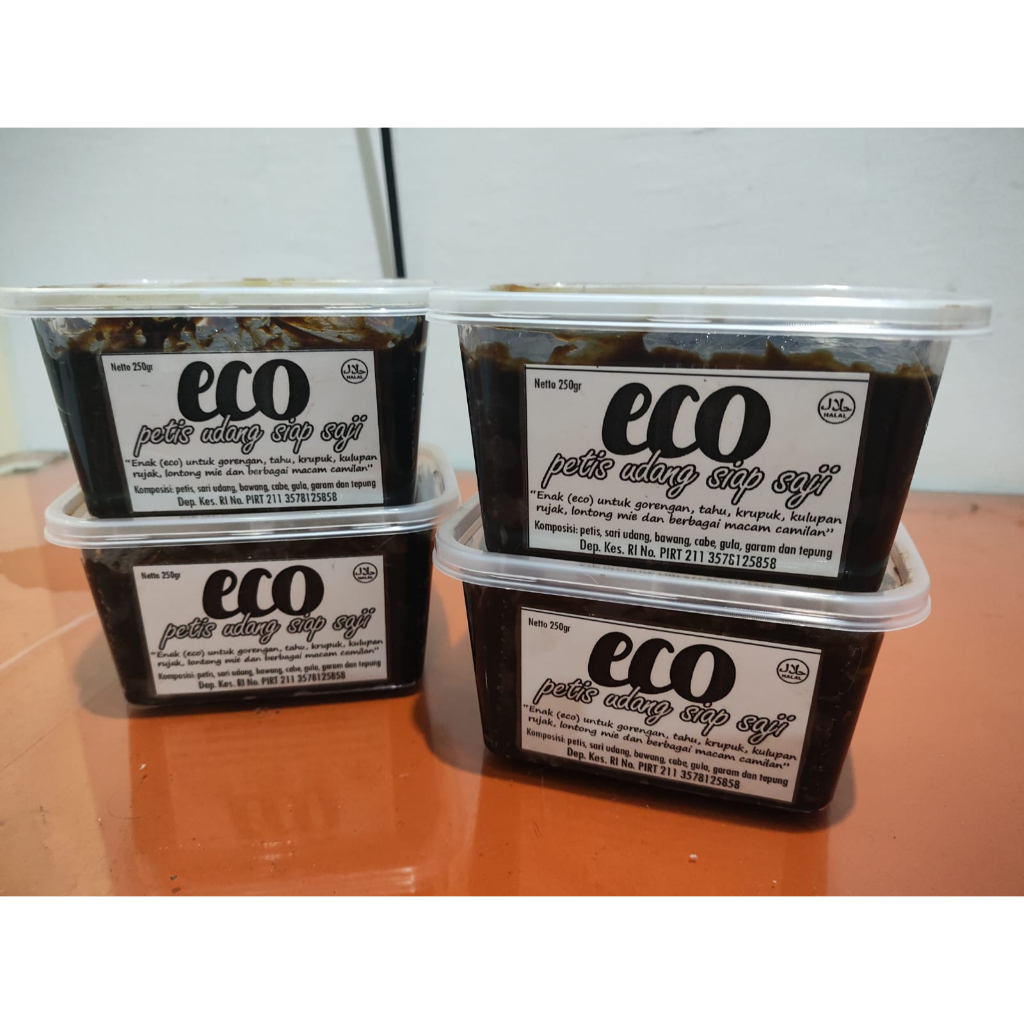 

eco petis udang asli gresik halal 250gr siap saji langsung dimakan