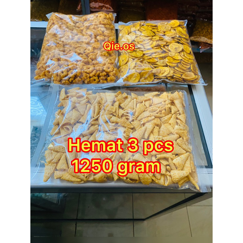

snack hemat paket bundling ribut trompet pisang