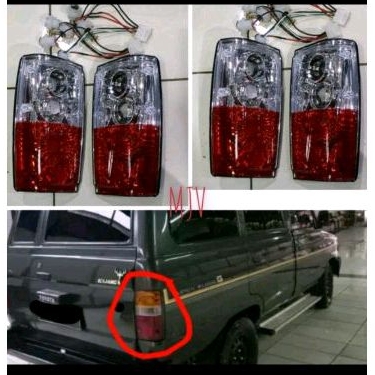 LAMPU STOP KIJANG SUPER BAUT 6 STOP LAMP KIJANG SUPER KRISTAL