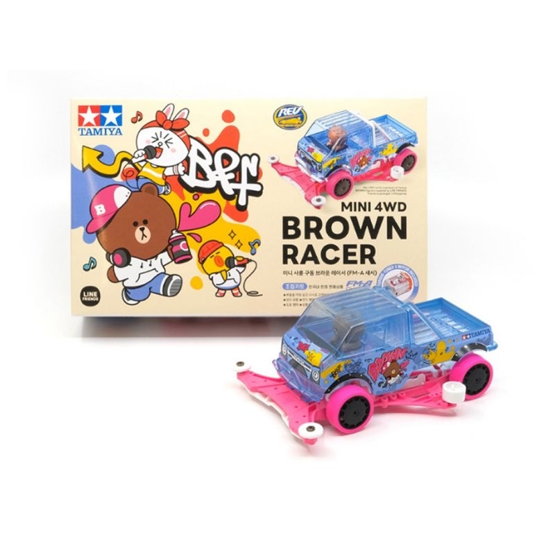 TAMIYA 92443 MINI 4WD BROWN RACER ( FM-A CHASSIS)