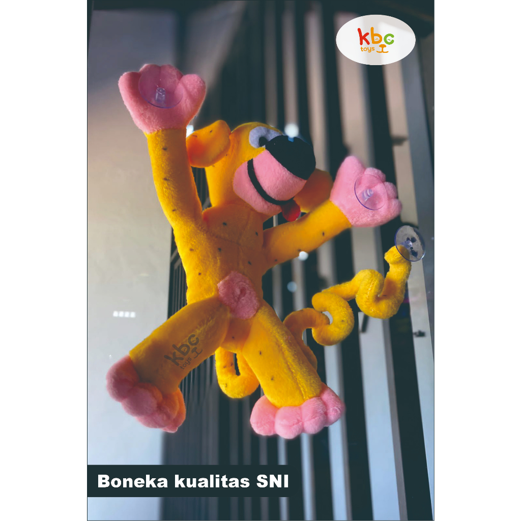 KBC Toys Boneka Marsupilami Tempelan Kaca Mobil Halus 27cm SNI