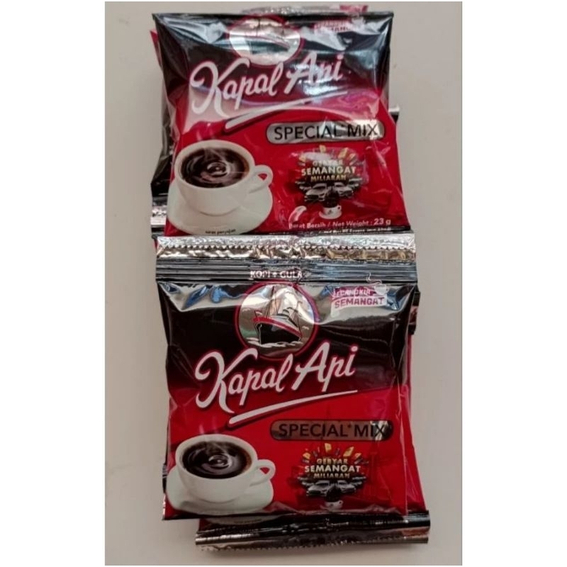 

KAPAL API SPECIAL MIX (Kopi +Gula) Rentengan isi 10