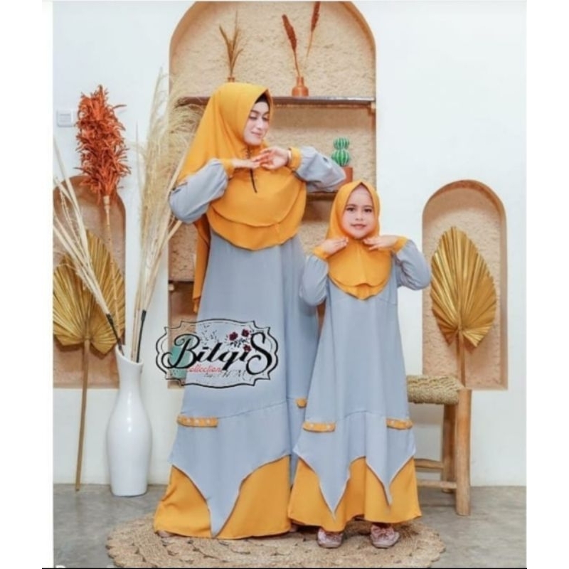 set syari with khimar bilqis Maharaja