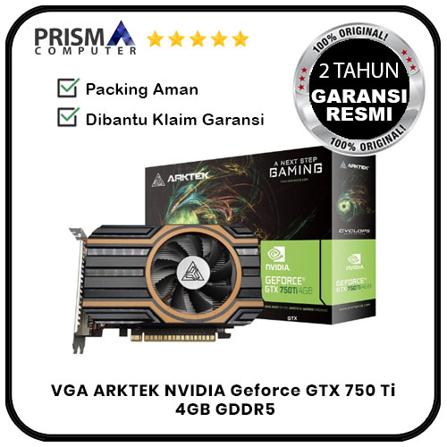 VGA ARKTEK NVIDIA Geforce GTX 750 Ti 4GB GDDR5