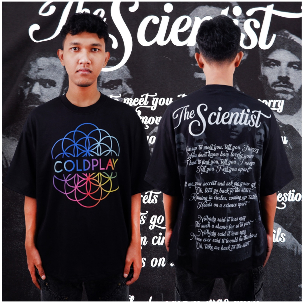 Kaos Oversize Coldplay The Scientist Lyrics