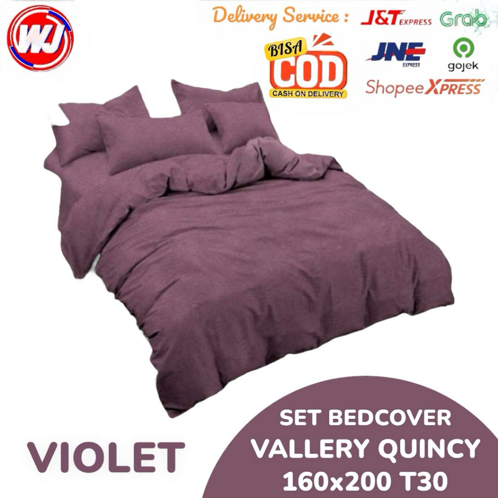 VALLERY-SET BEDCOVER 160X200